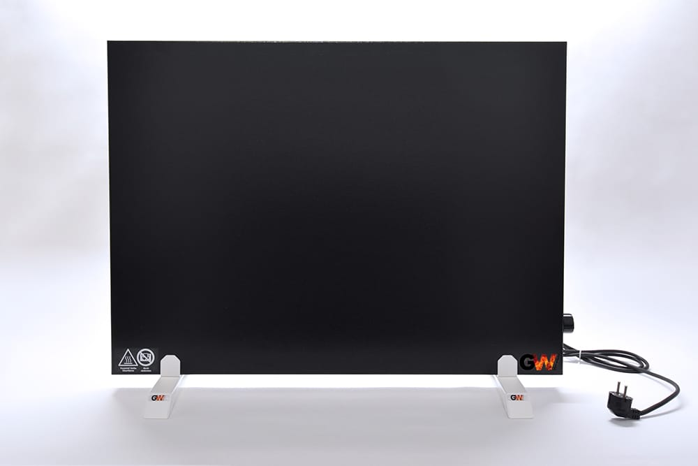 Infrarotheizung Hybridboard 1000 Watt schwarz Vertikal