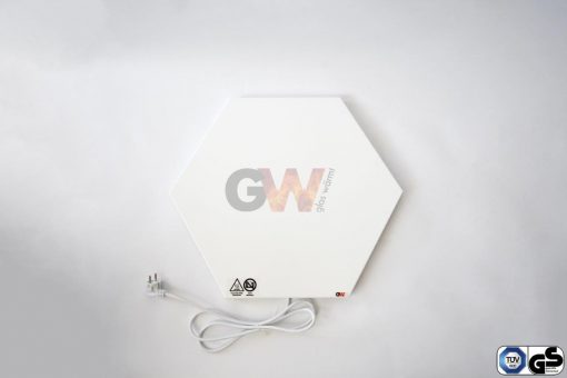 Spezial-Infrarotheizung-Glaswärmt-IMP-Hexagon-90cm-Paneele-2