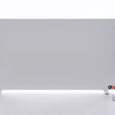 GlasWärmt-Infrarotheizung-Hybridboard-HB-weiß-1400Watt-1400x600x40mm-Vorderseite