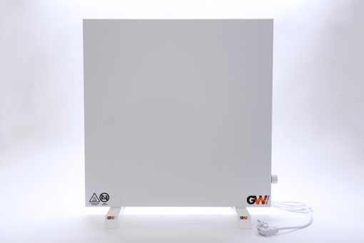 GlasWaermt-Infrarotheizung-Hybridboard-HB-weiss-600Watt-600x600x40mm-Vorderseite