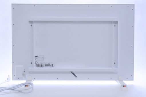 GlasWärmt-Infrarotheizung-Metall-IMP-weiß-700Watt-900x600x20mm-Rückseite